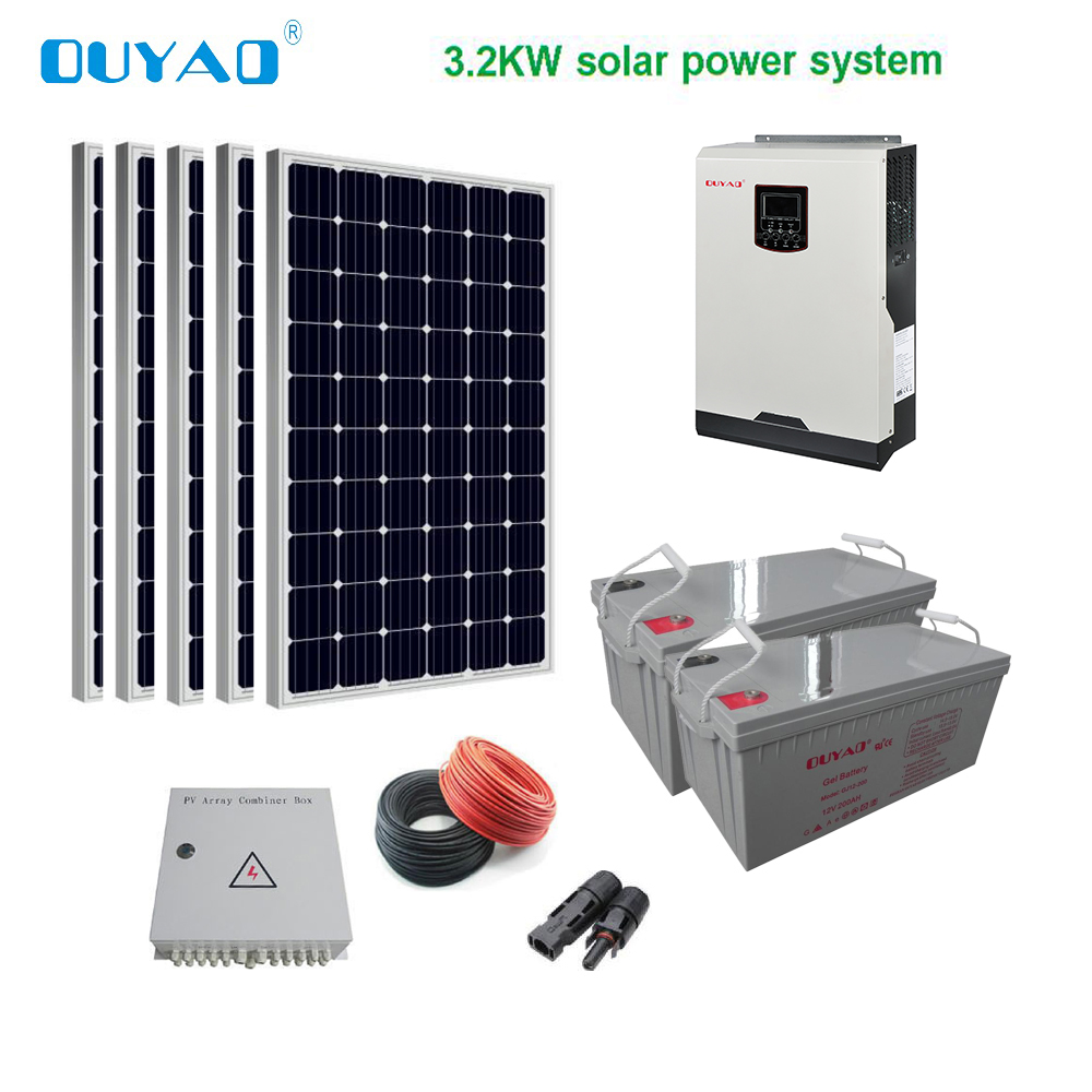 5.6KW off grid solar power system