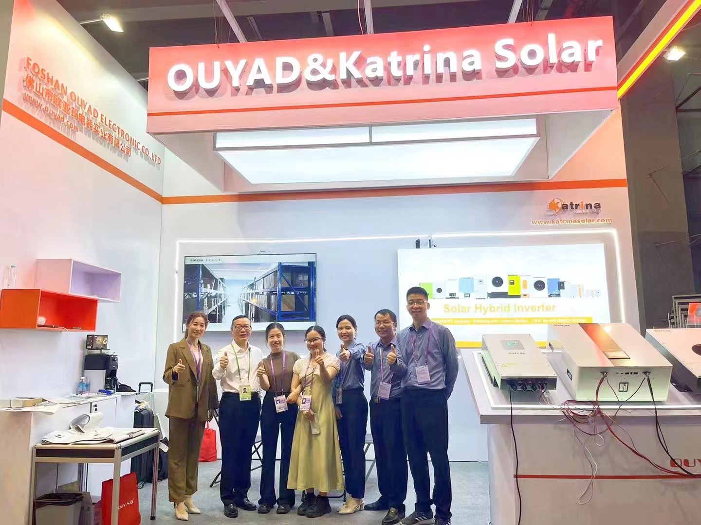 OUYAD&Katrina Solar - The 134th Canton Fair is in full swing